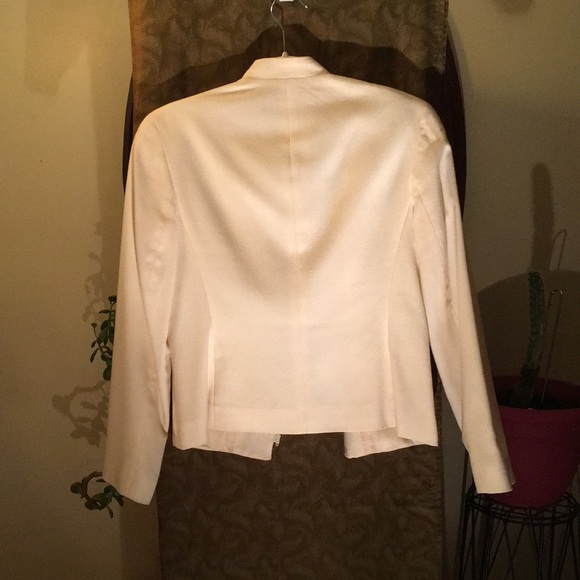 Talbots Cream Wool Jacket - Picture 3 of 5